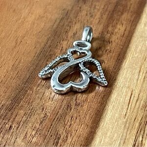Open Heart Angel in Sterling Silver 925 by JWBR‎ Pendant